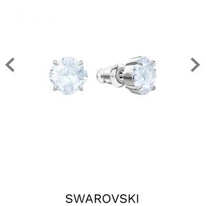 Swarovski Small Lazo Rhinestone Stud Earrings